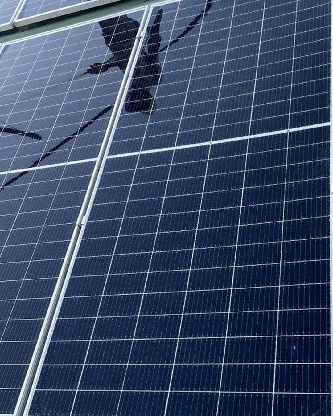 Vệ sinh pin mặt trời định kỳ – ảnh thực tế